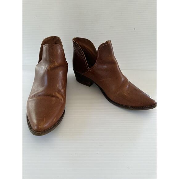Steve Madden Women’s Leather Tempe Bootie Boots Size 8.5M - Picture 1 of 7